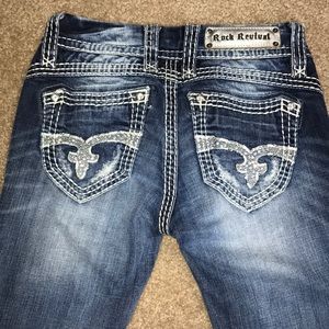 Rock Revival Aida Boot cut jeans size 26